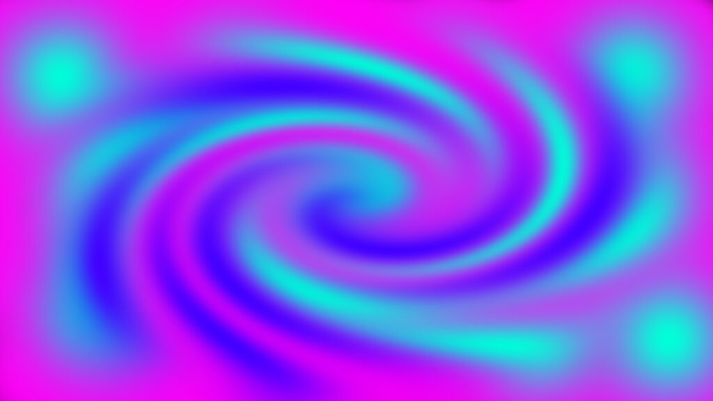 pnk and blue swirls