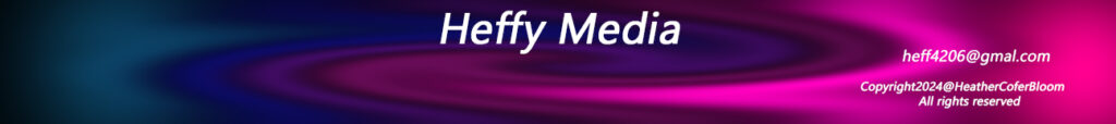 banner heffy media pink and blue